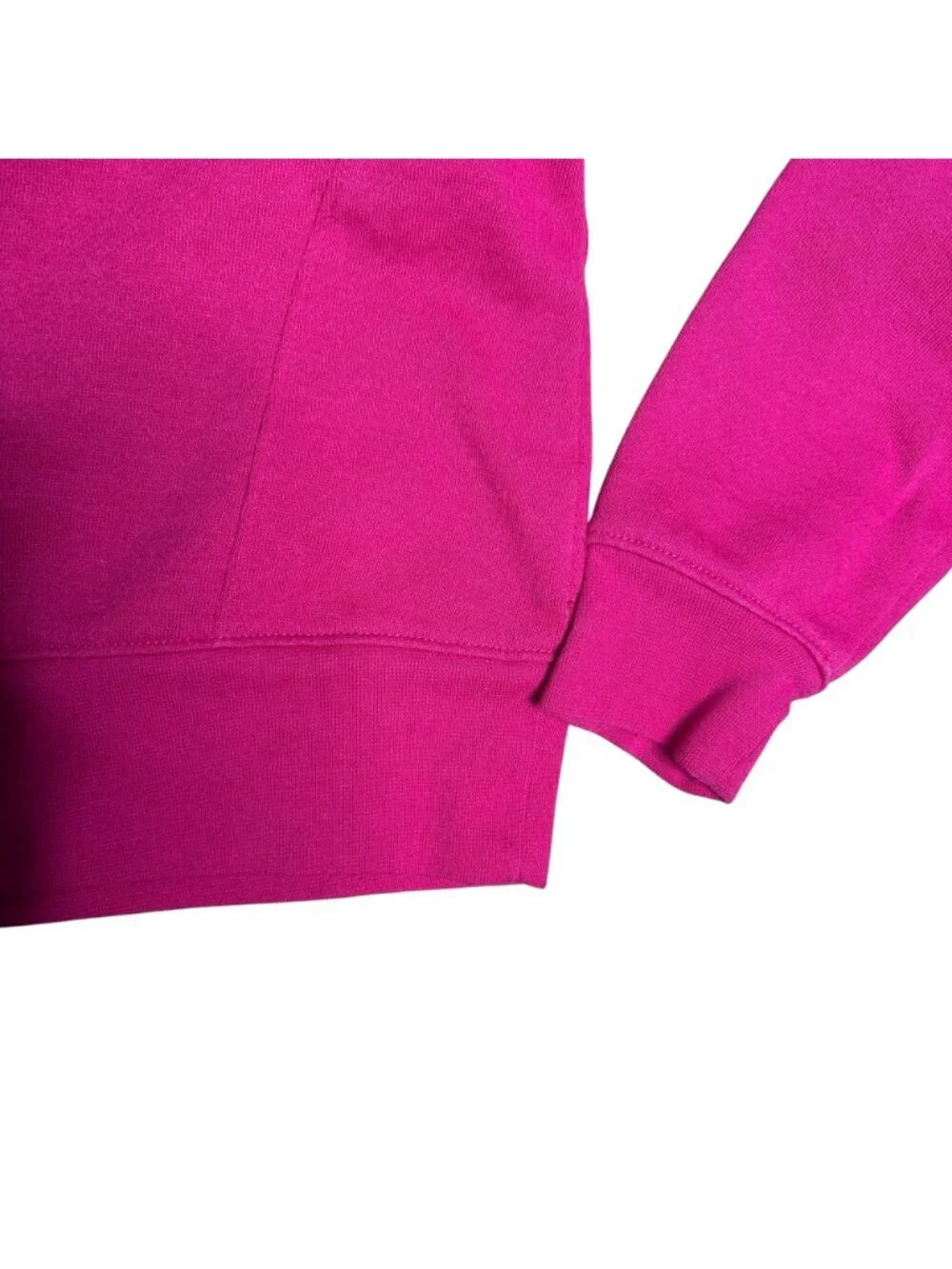 Athletic Cropped Sweatshirt Hot Pink Girls Size 7-8 Medium